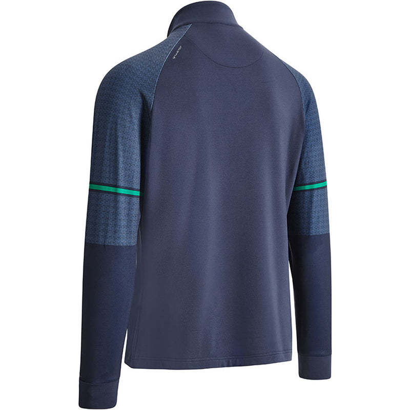 Callaway Textured 1/4 Zip Chillout Pullover - Peacoat