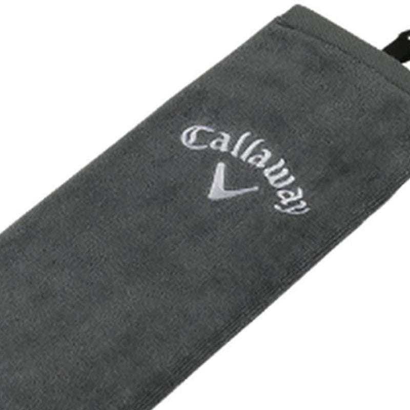 Callaway Tri-Fold Golf Towel - Grey