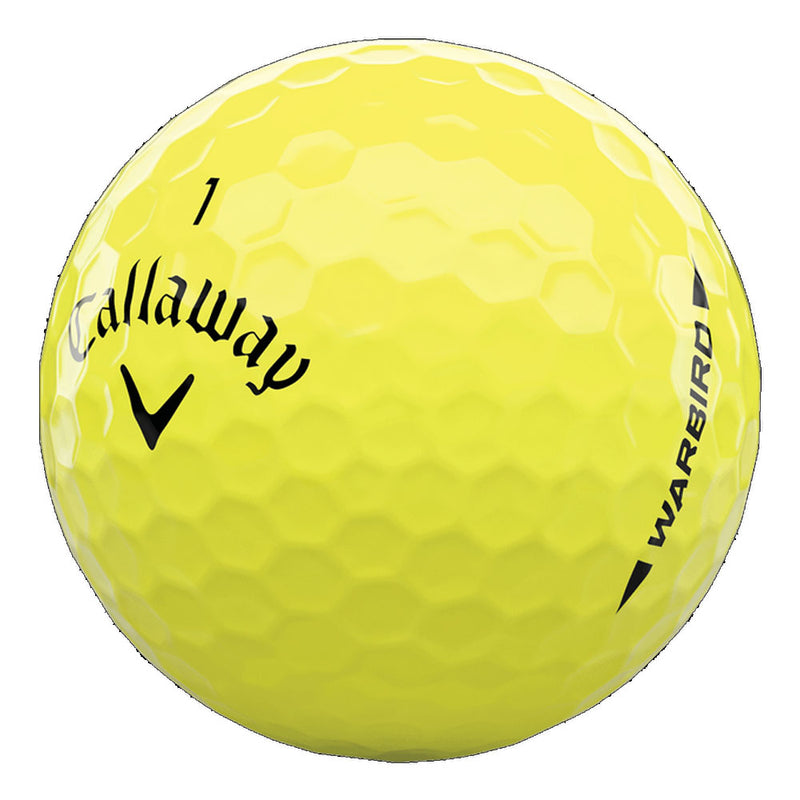 Callaway Warbird Golf Balls - Yellow - 12 Pack