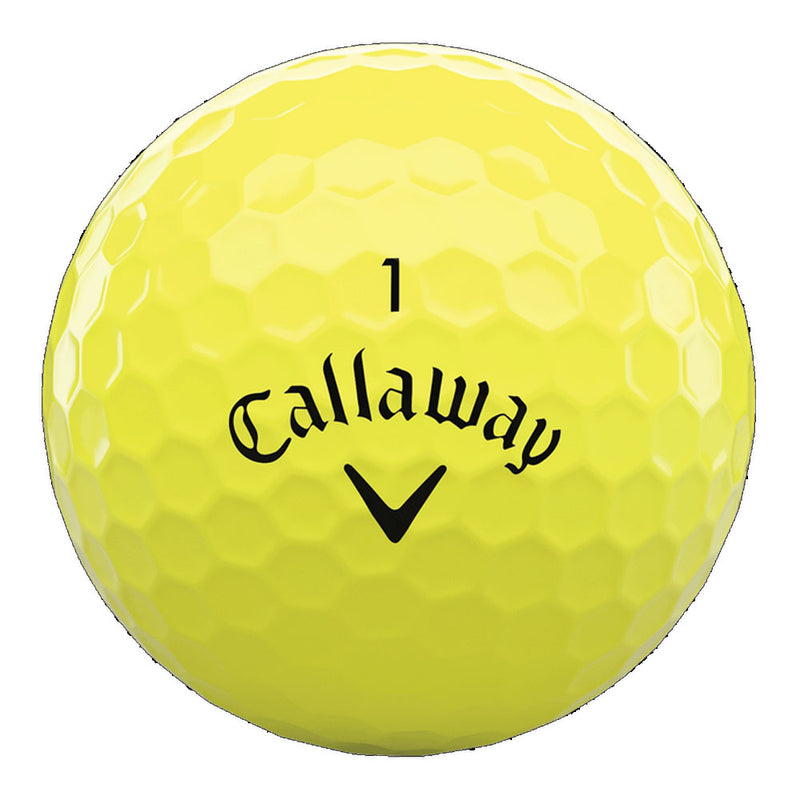 Callaway Warbird Golf Balls - Yellow - 12 Pack