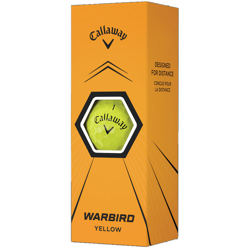 Callaway Warbird Golf Balls - Yellow - 12 Pack