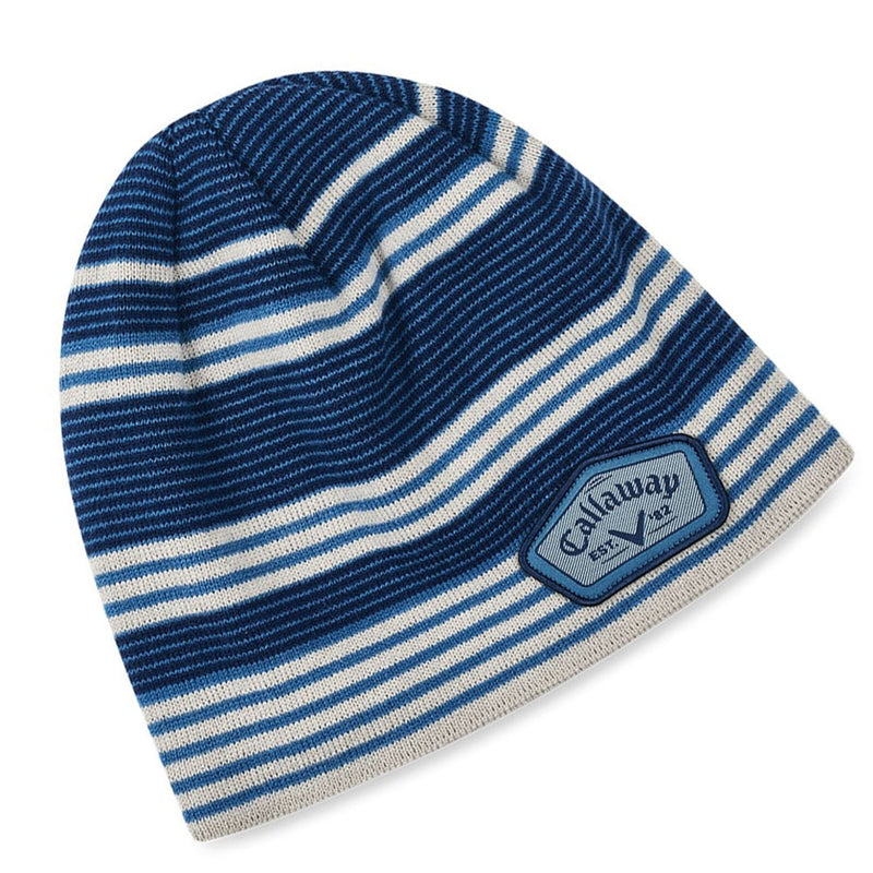 Callaway Winter Chill Beanie - Blue/Silver/Navy