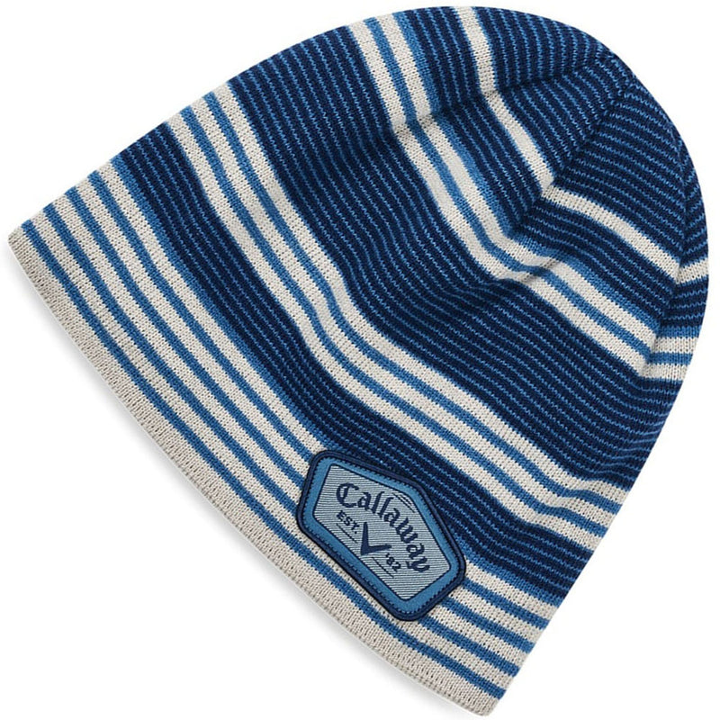 Callaway Winter Chill Beanie - Blue/Silver/Navy