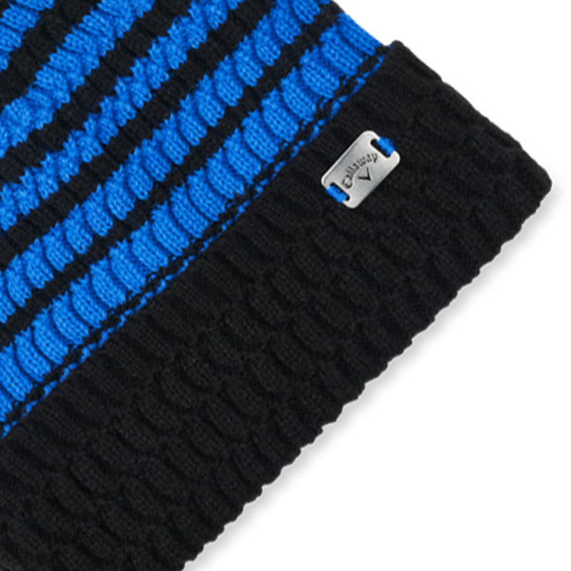 Callaway Winter Pom Pom Beanie Hat - Black/Royal