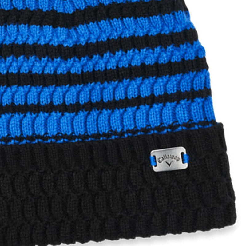 Callaway Winter Pom Pom Beanie Hat - Black/Royal