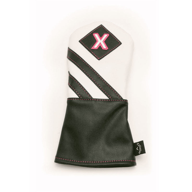 Callaway Vintage X Fairway Headcover - White/Black/Pink