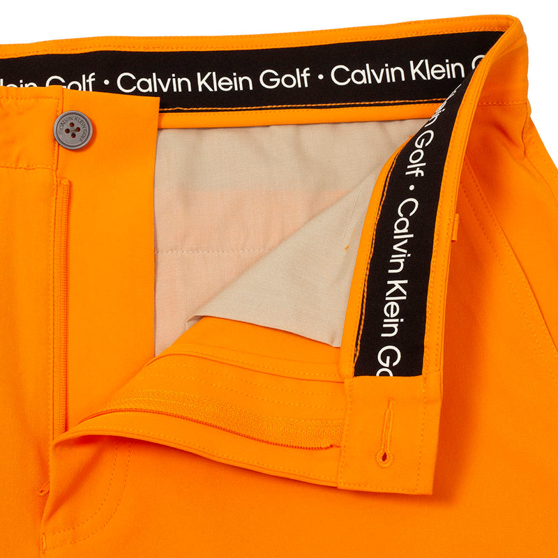 Calvin Klein Bullet Regular Fit Stretch Shorts - Orange