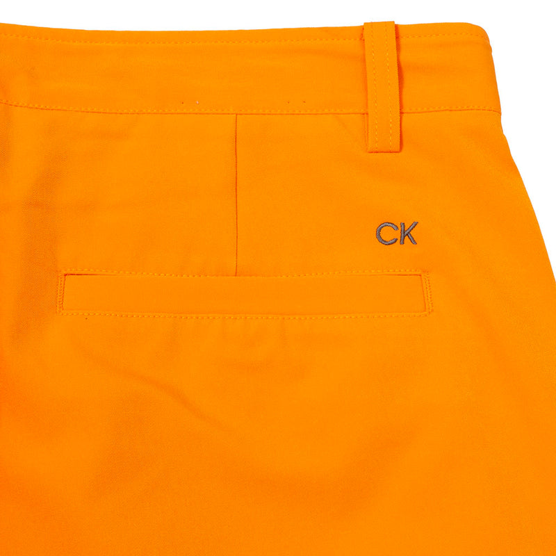 Calvin Klein Bullet Regular Fit Stretch Shorts - Orange