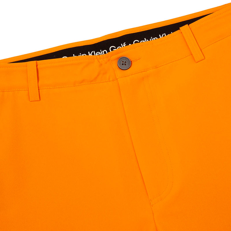 Calvin Klein Bullet Regular Fit Stretch Shorts - Orange