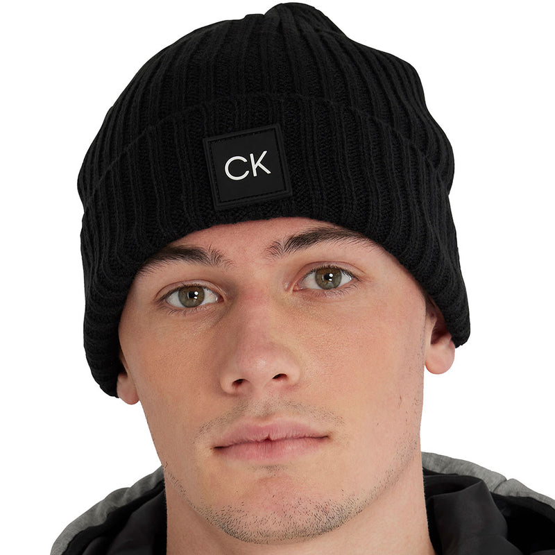 Calvin Klein Losar Beanie Hat - Black