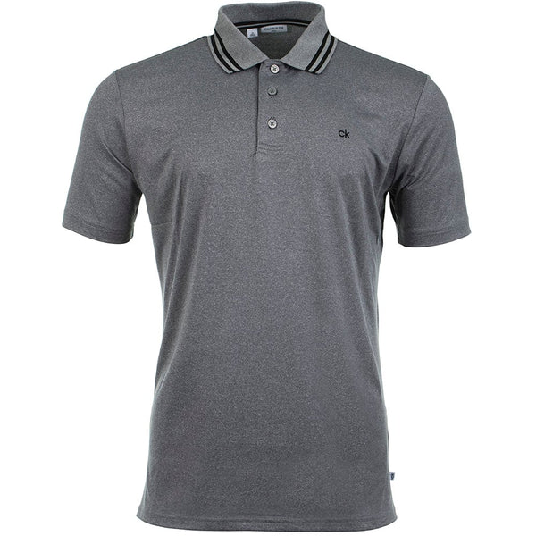 Calvin Klein Madison Tech Polo Shirt - Silver