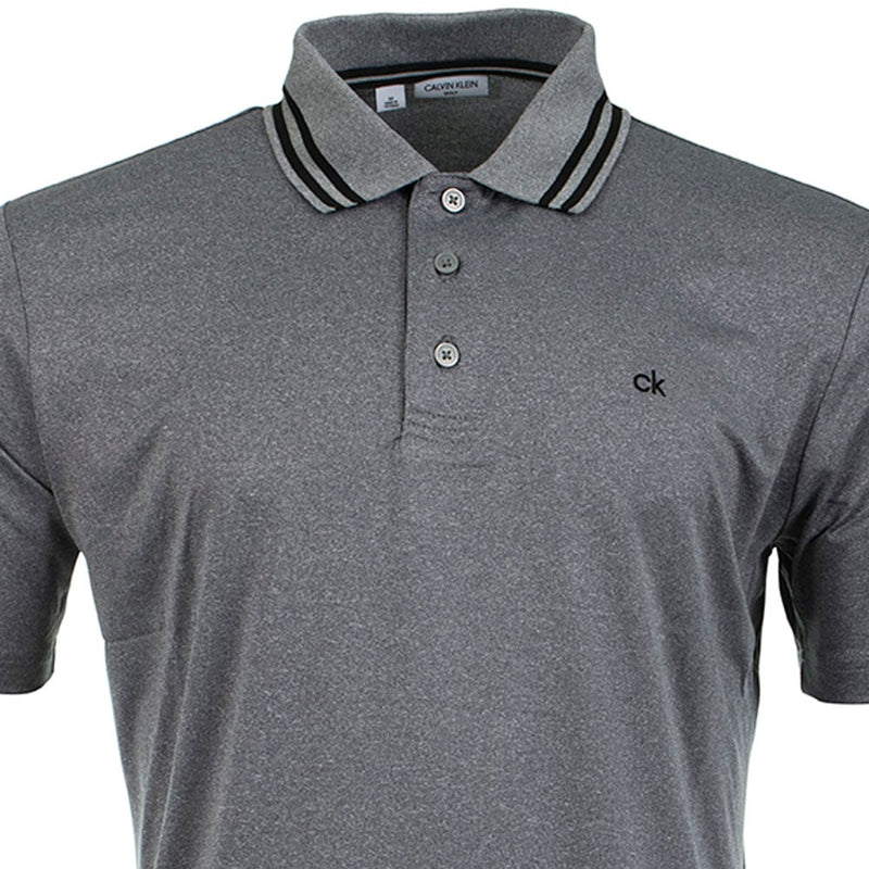 Calvin Klein Madison Tech Polo Shirt - Silver