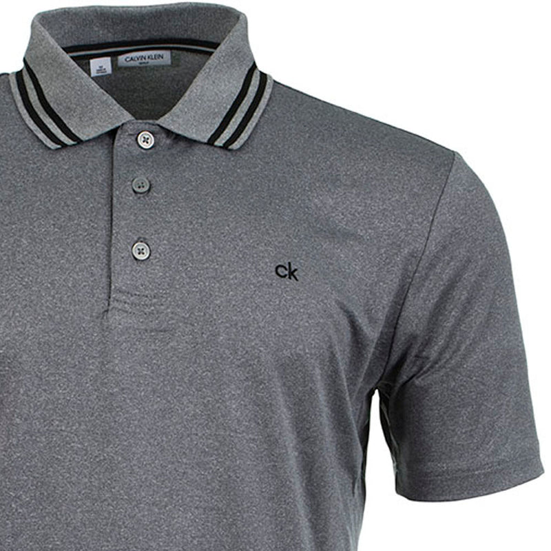 Calvin Klein Madison Tech Polo Shirt - Silver