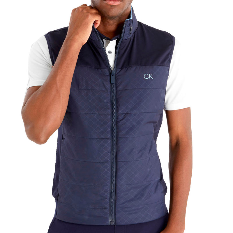 Calvin Klein Malden Hybrid Gilet - Navy