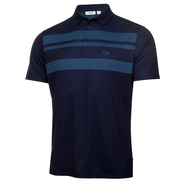 Calvin Klein Marina Polo Shirt - Navy/Ocean Blue