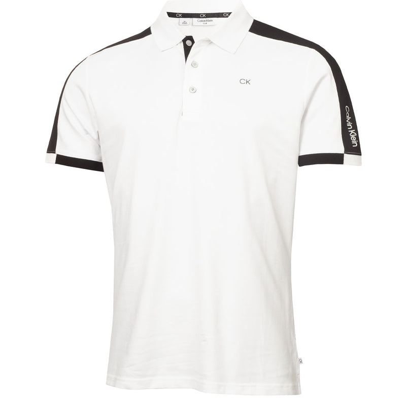 Calvin Klein Miles Polo Shirt - White/Black