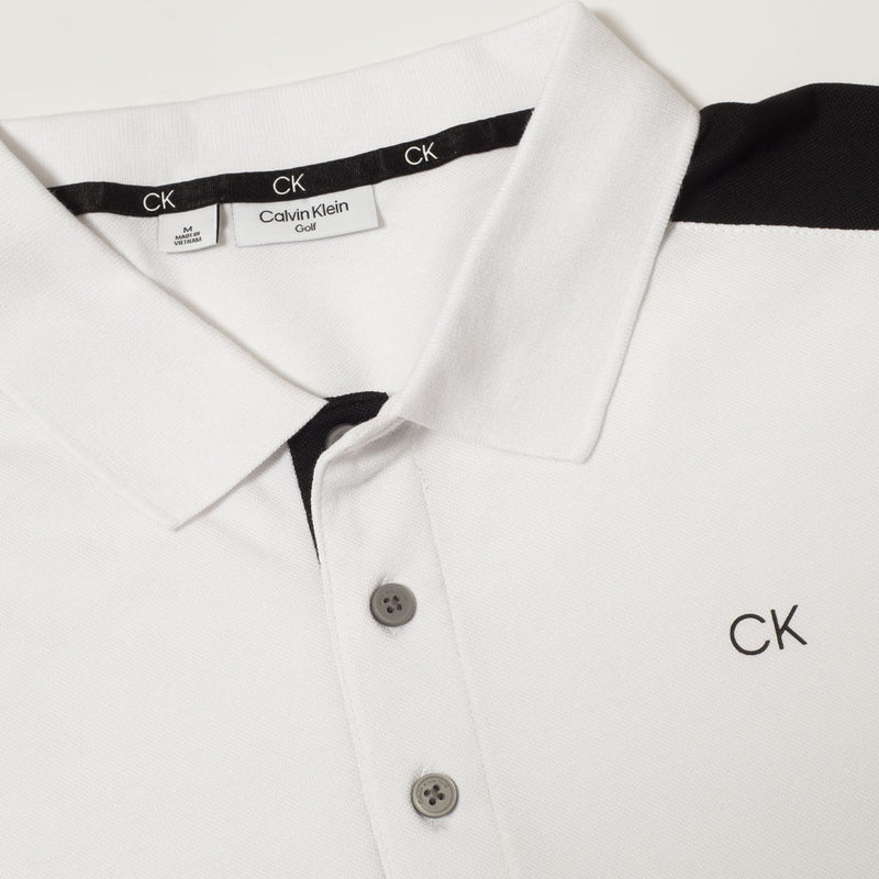 Calvin Klein Miles Polo Shirt - White/Black