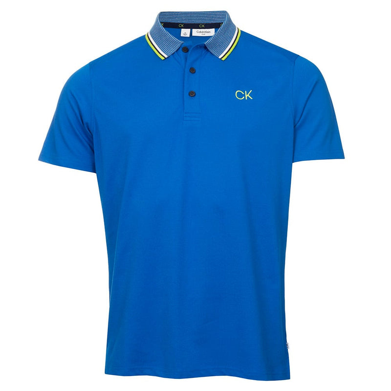 Calvin Klein Monterey Polo Shirt- Ocean Blue