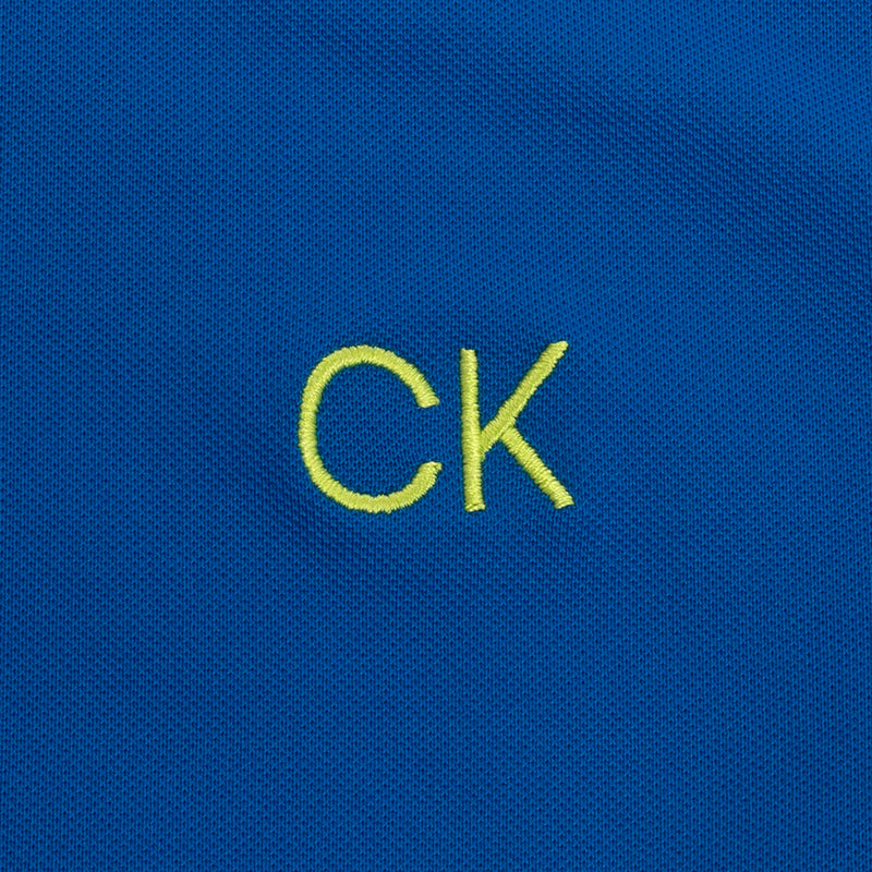 Calvin Klein Monterey Polo Shirt- Ocean Blue