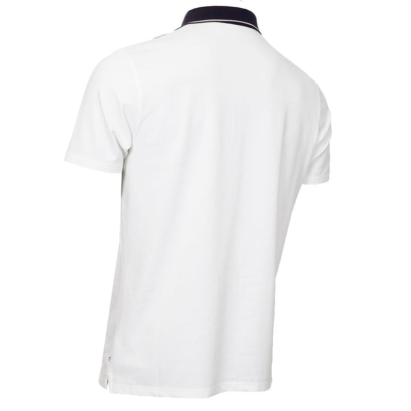 Calvin Klein Pacific Grove Polo Shirt - White/Navy