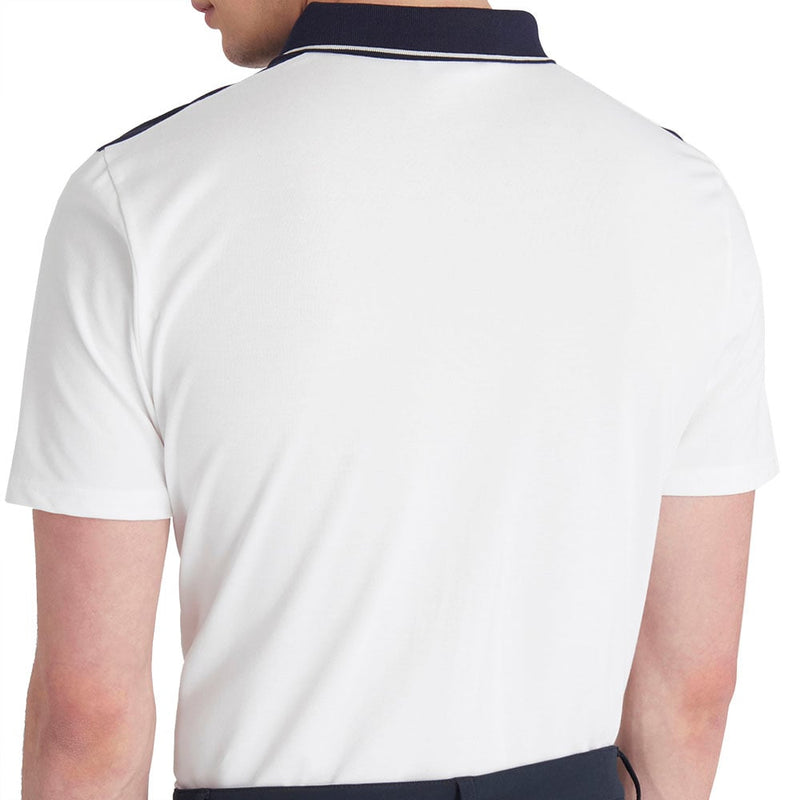 Calvin Klein Pacific Grove Polo Shirt - White/Navy