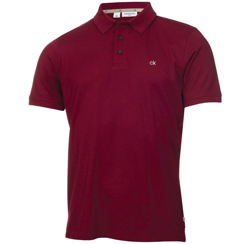 Calvin Klein Planet Polo Shirt - Burgundy