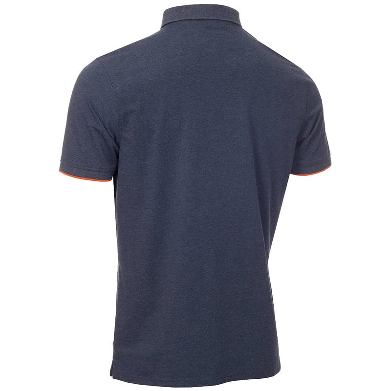 Calvin Klein Trinity Short Sleeve Polo Shirt - Navy Marl