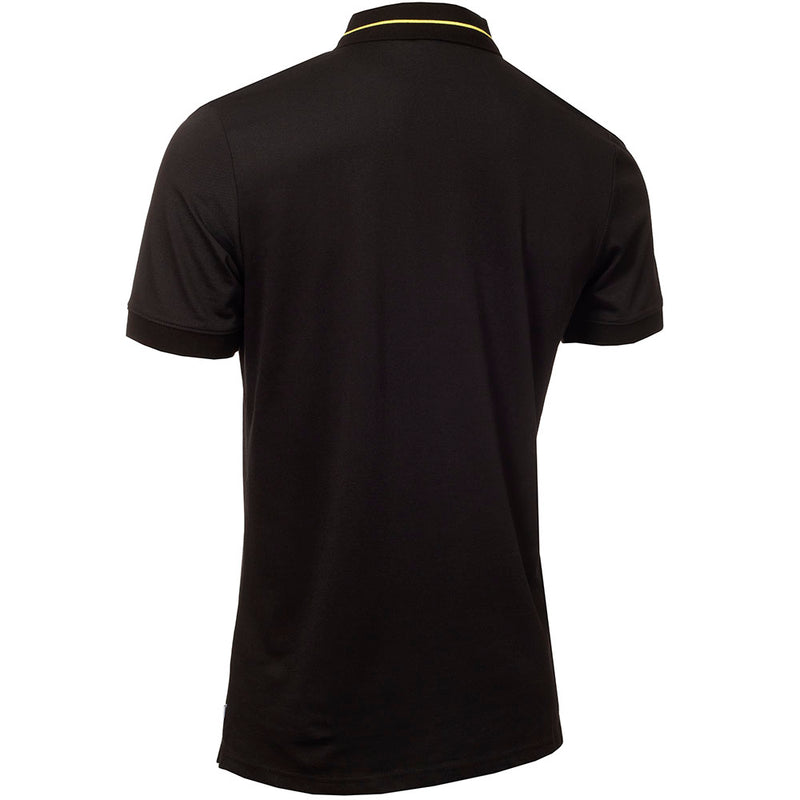 Calvin Klein Whitman Zipped Polo Shirt - Black