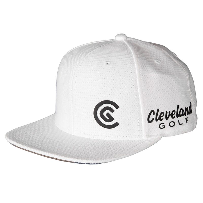 Cleveland CG Flatbill Camo Cap - White