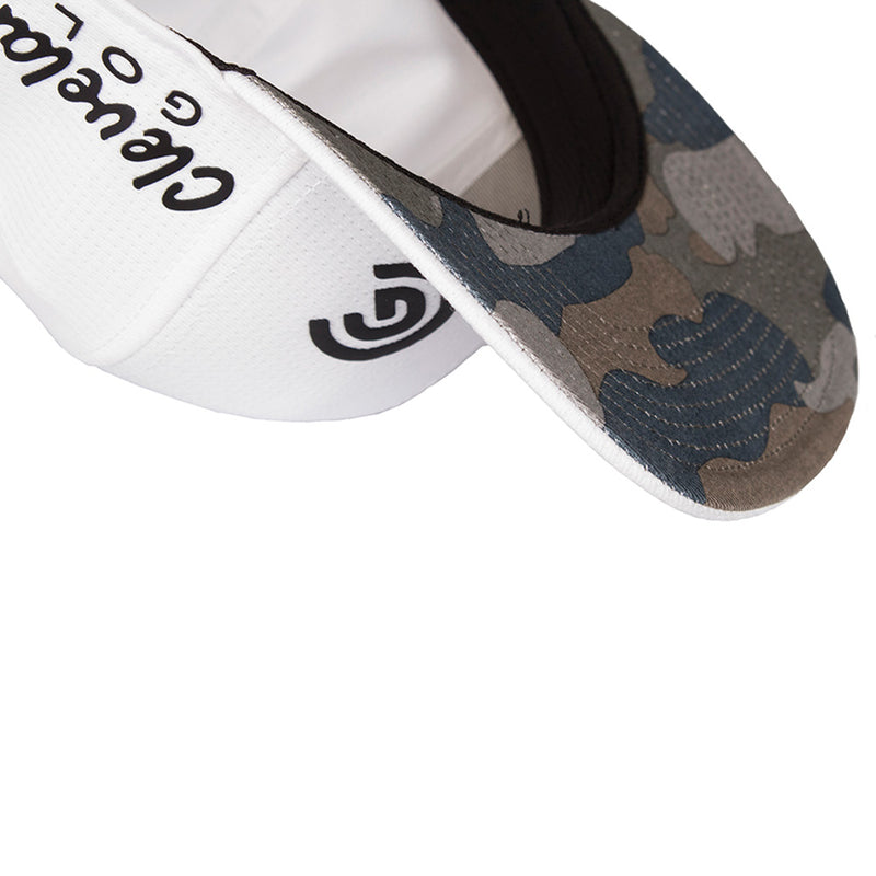 Cleveland CG Flatbill Camo Cap - White