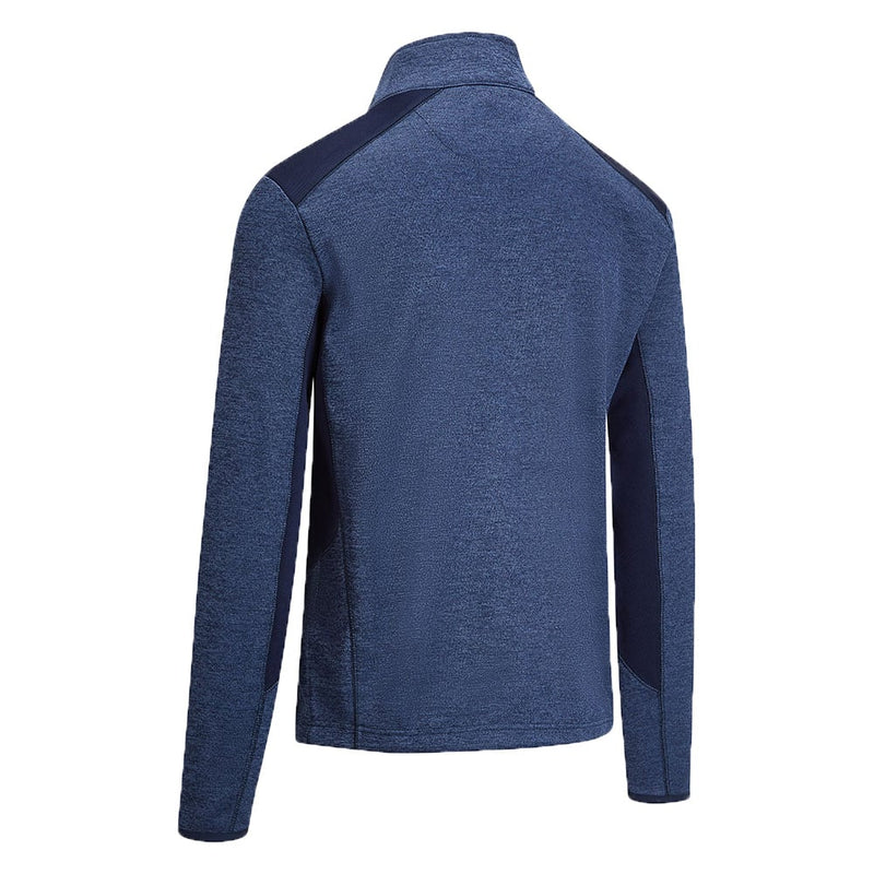 Callaway Dual Action Heathered Fleece Pullover - Peacoat/Heather