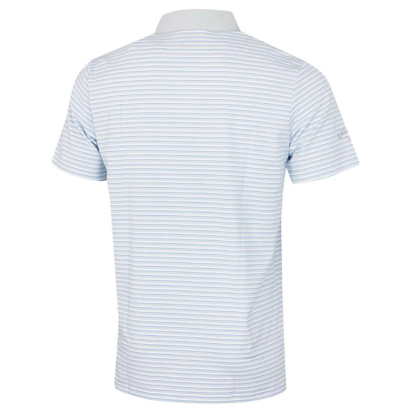 Callaway Pencil Stripe Polo - White