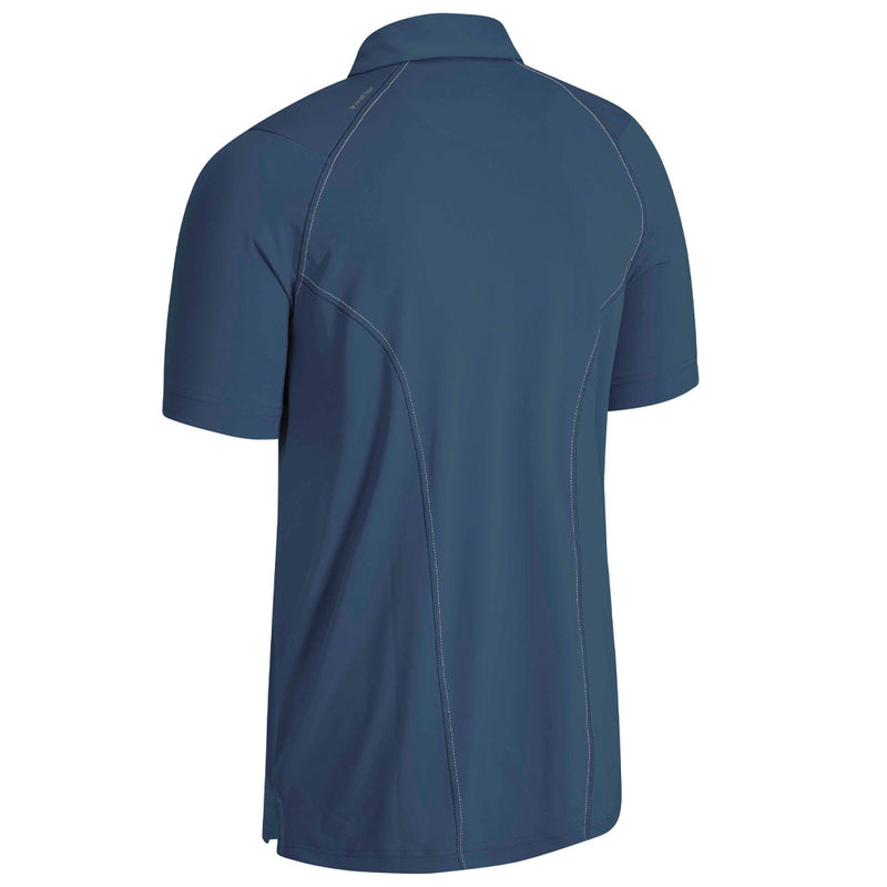 Callaway Stitched Colour Block Polo Shirt - Real Teal