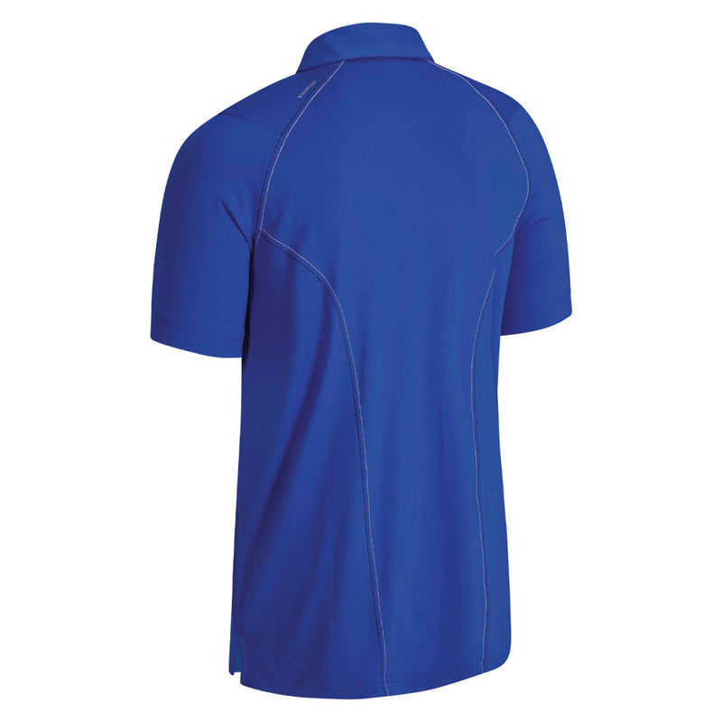 Callaway Stitched Colour Block Polo Shirt - Egyptian Blue