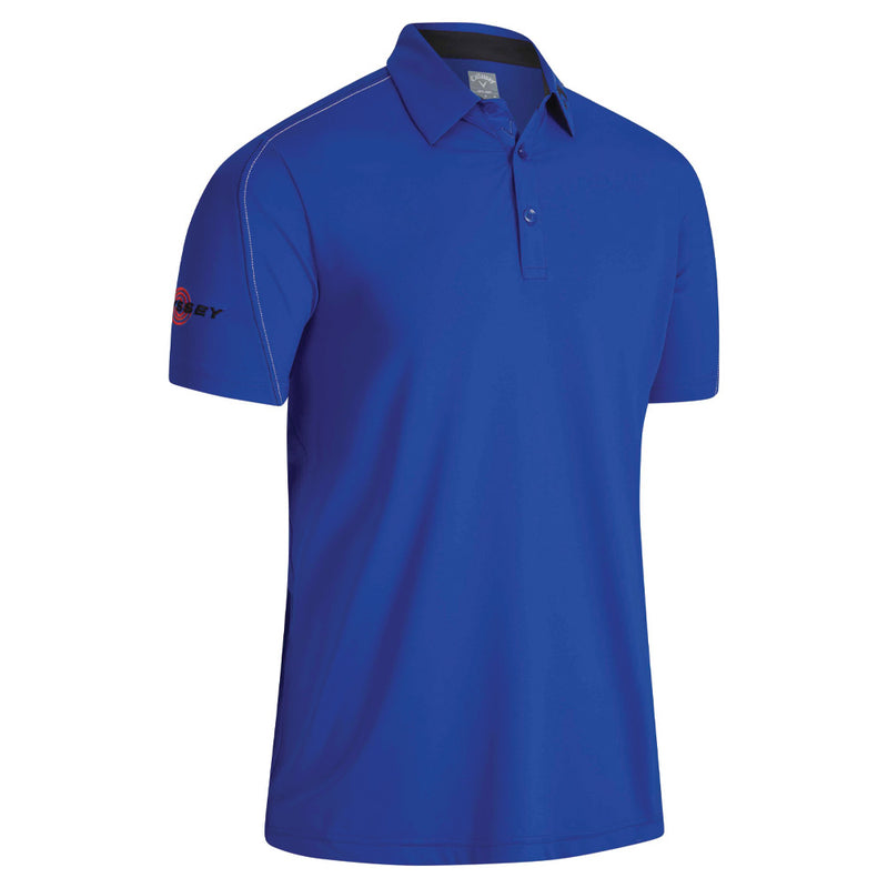 Callaway Stitched Colour Block Polo Shirt - Egyptian Blue