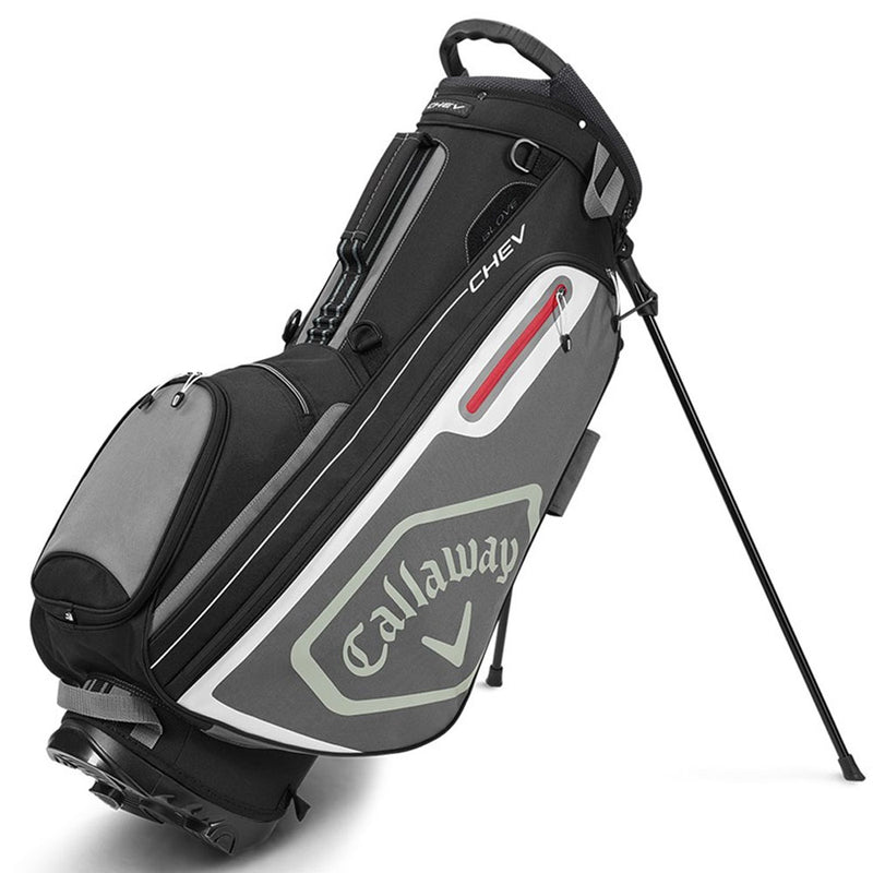 Callaway Chev Stand Bag - Black/Charcoal/White