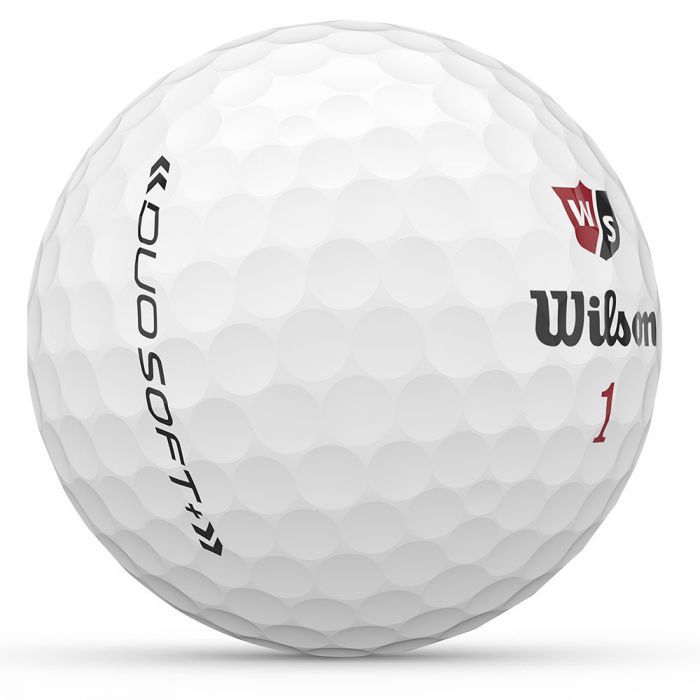 Wilson Duo Soft+ 3 Dozen Personalised Golf Balls - White