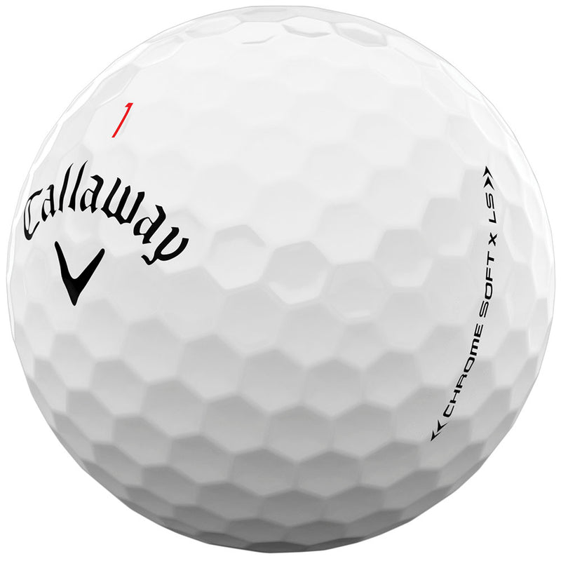 Callaway Chrome Soft X LS Golf Balls - White - 4 for 3 (48 Pack)