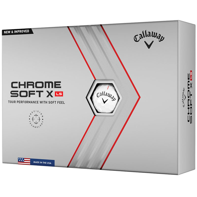 Callaway Chrome Soft X LS Golf Balls - White - 4 for 3 (48 Pack)