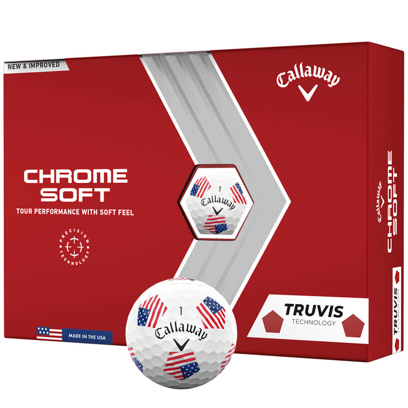 Callaway Chrome Soft Truvis - Ryder Cup USA Limited Edition Balls