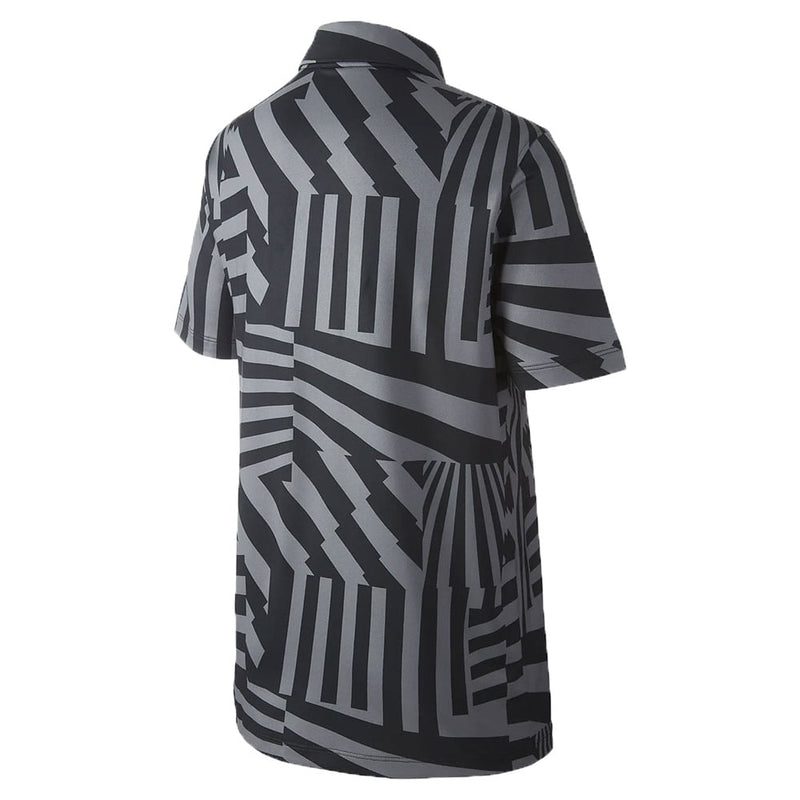 Nike Dri-FIT Graphic Junior/Boys Polo Shirt - Black/White