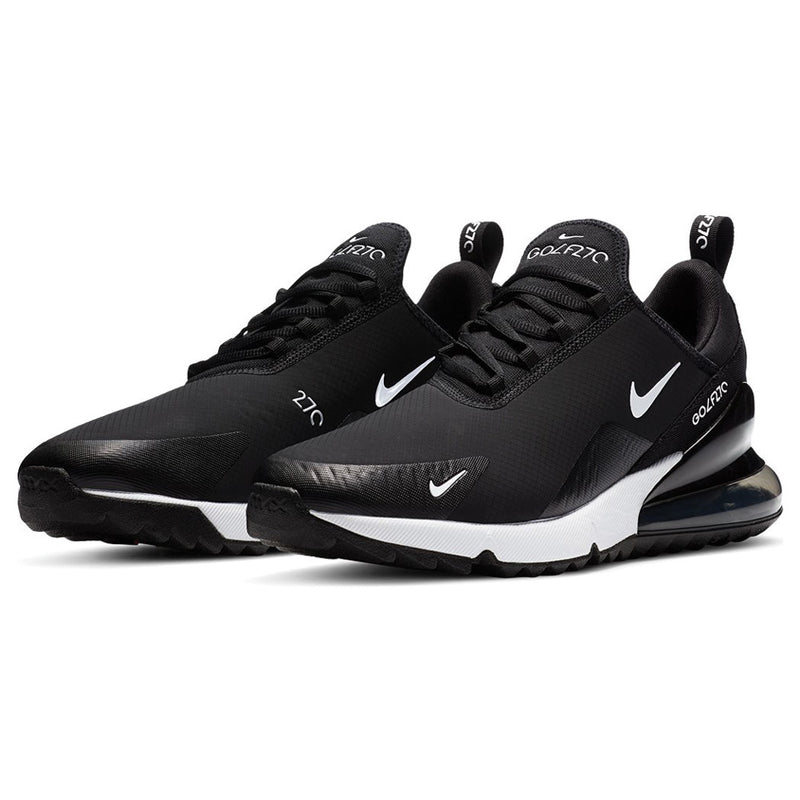 Nike Air Max 270 G Waterproof Spikeless Shoes - Black/White/Hot Punch