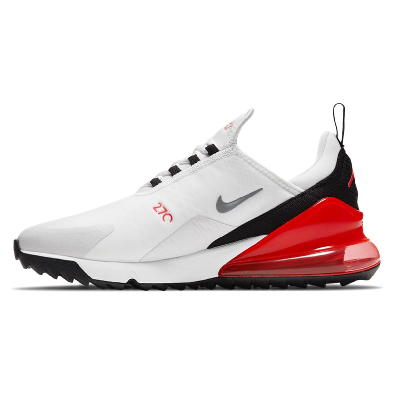 Nike Air Max 270 G Spikeless Shoes - White/Grey/Black/Cool Grey