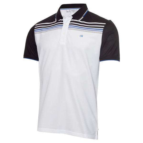 Calvin Klein Nelson Polo Shirt - White/Black