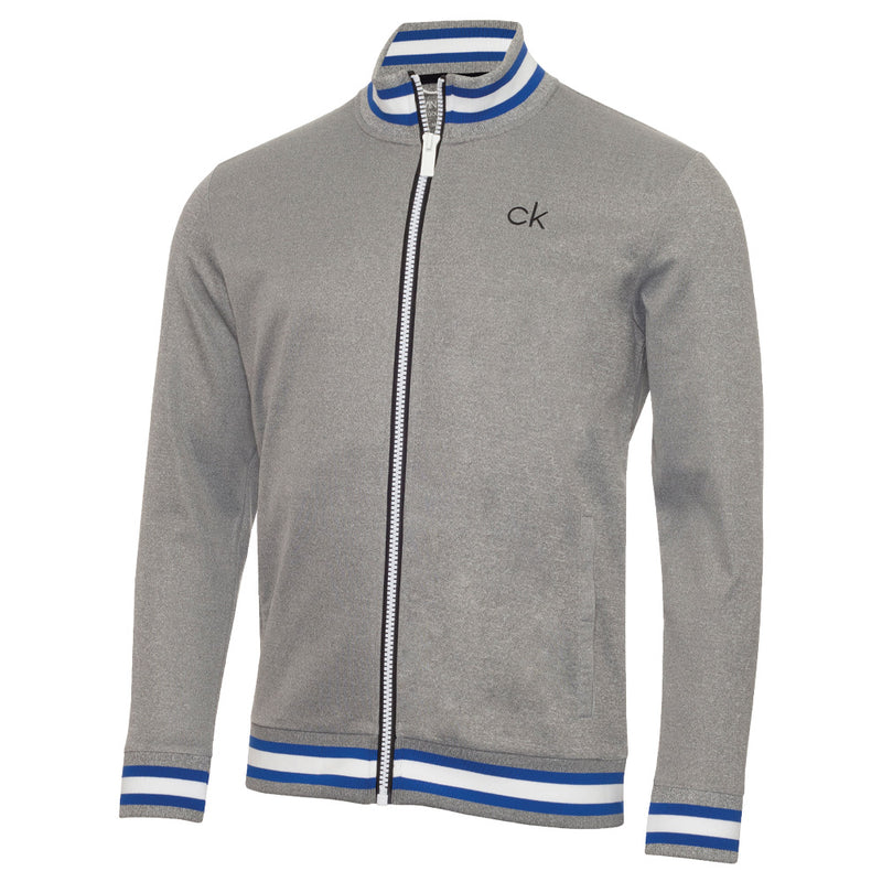 Calvin Klein Thomson Full Zip Sweater - Grey Marl