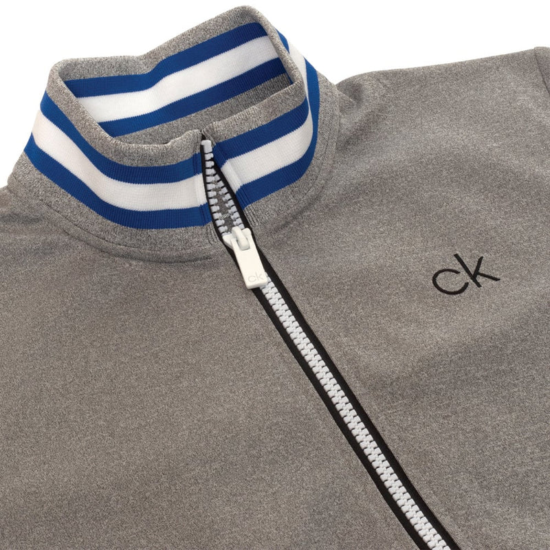 Calvin Klein Thomson Full Zip Sweater - Grey Marl