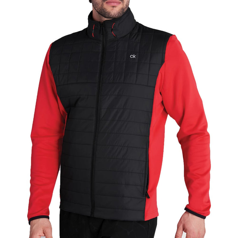 Calvin Klein Vardon Hybrid Jacket - Power Red/Black