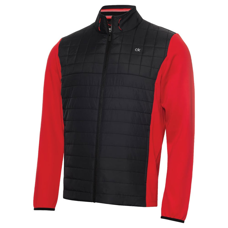 Calvin Klein Vardon Hybrid Jacket - Power Red/Black