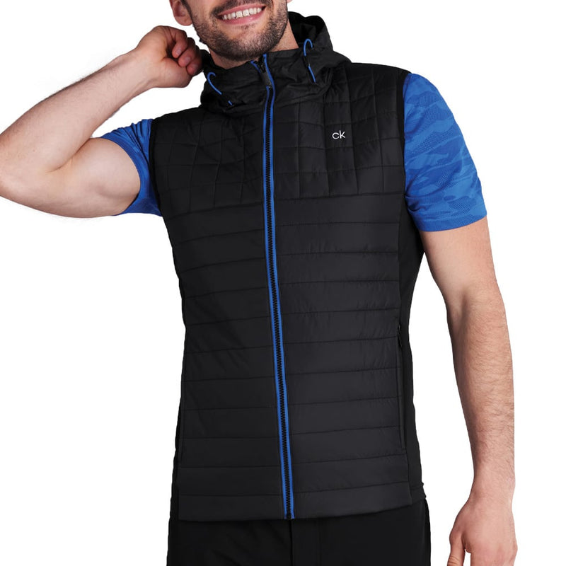 Calvin Klein Vardon Hybrid Gilet - Black/Nautical Blue