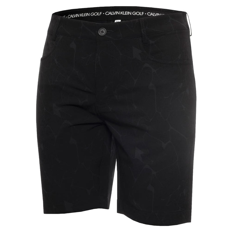 Calvin Klein Genius 4-Way Stretch Shorts Cracked Print - Black